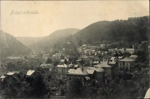 Ak Friedrichroda im Thüringer Wald, Panorama