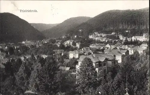 Ak Friedrichroda im Thüringer Wald, Panorama