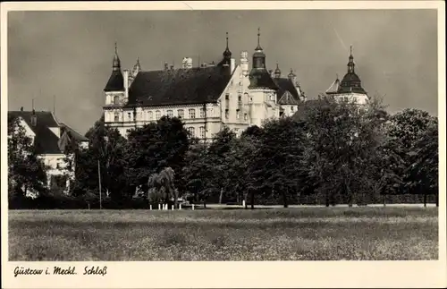 Ak Güstrow in Mecklenburg, Schloß