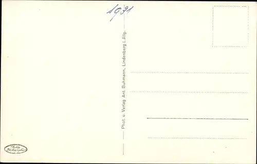 Ak Lindenberg im Allgäu Schwaben, Ortsansicht