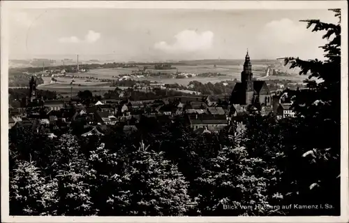 Ak Kamenz in Sachsen, Blick vom Hutberg