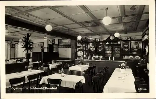 Ak Ellersdorf Sohland an der Spree in Sachsen, Blick ins Gasthaus Jägersruh