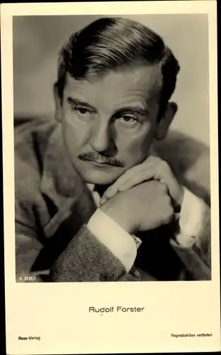 Ak Schauspieler Rudolf Forster, Portrait