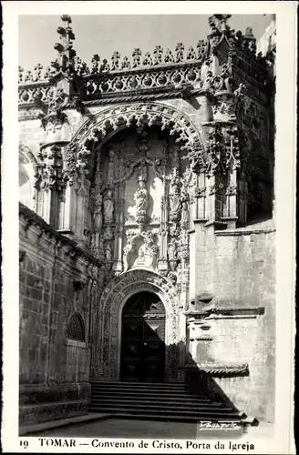 Ak Tomar Portugal, Convento de Cristo, Porta da Igreja