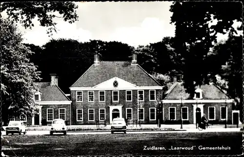 Ak Zuidlaren Drenthe Niederlande, Laarwoud, Gemeentehuis