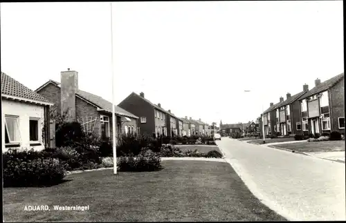 Ak Aduard Groningen Niederlande, Westersingel