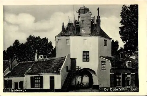 Ak Harderwijk Gelderland, De Oude Vischpoort