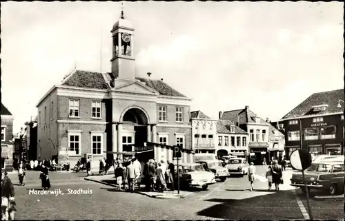 Ak Harderwijk Gelderland, Stadhuis