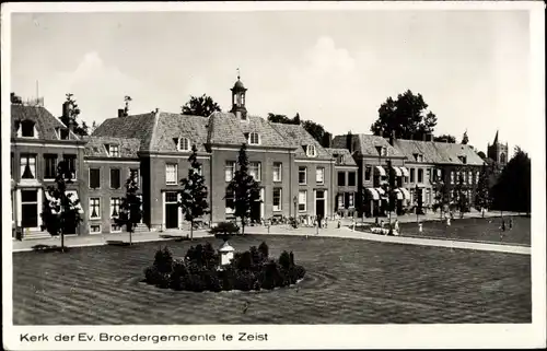 Ak Zeist Utrecht Niederlande, Kerk der Ev. Broedergemeente