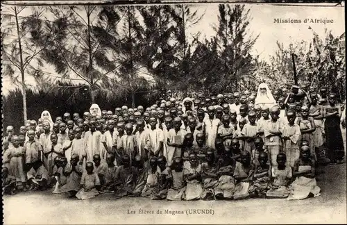 Ak Missions d'Afrique, Les Eleves de Magana, Urundi