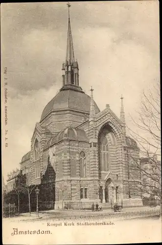 Ak Amsterdam Nordholland Niederlande, Koepelkerk Stadhouderskade