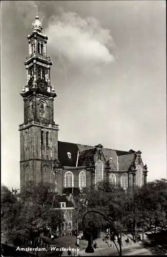 Ak Amsterdam Nordholland Niederlande, Westerkerk