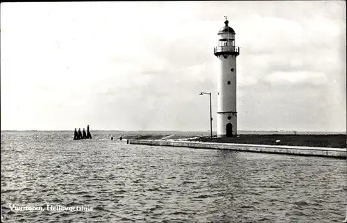 Ak Hellevoetsluis Südholland, Vuurtoren