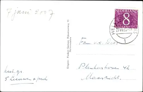 Ak Hellevoetsluis Südholland, Vuurtoren