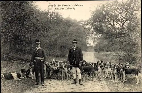 Ak Foret de Fontainebleau, Vautray Lebaudy