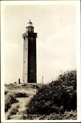 Ak Oostdijk Ouddorp Südholland, Vuurtoren