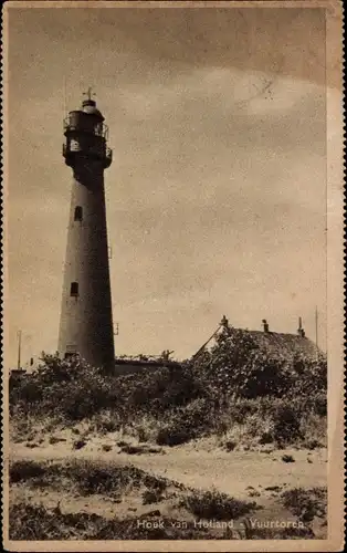 Ak Hoek van Holland Rotterdam Südholland Niederlande, Vuurtoren