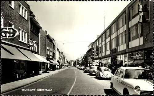 Ak De Heikop Brunssum Limburg Niederlande, Kerkstraat