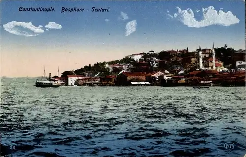 Ak Konstantinopel Istanbul Türkei, Bosphore, Scutari
