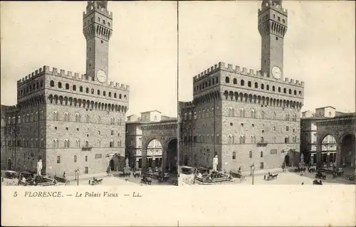 Stereo Ak Firenze Florenz Toscana, Le Palais Vieux