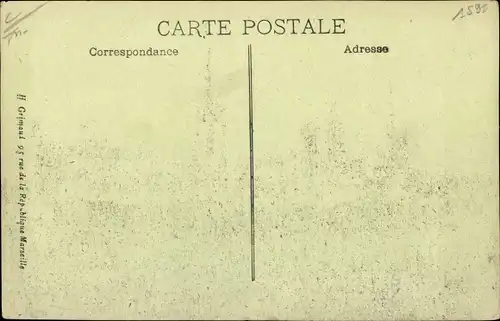 Ak Paquebot SS Médie II, Cie. Paquet, Courrier du Maroc