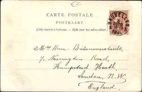 Ak Bruxelles Brüssel, Rue des Fripiers