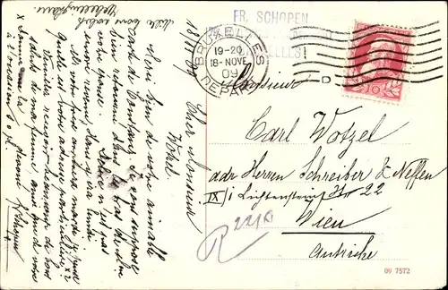 Ak Bruxelles Brüssel, Palais de la Nation