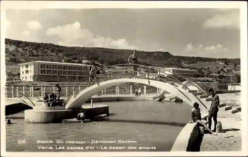 Ak Warna Varna Bulgarien, Les sables d'or, Le bassin des enfants