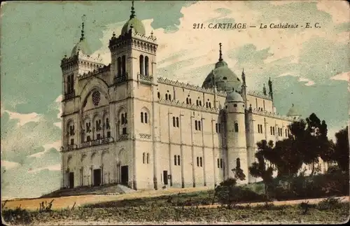 Ak Carthage Karthago Tunesien, La Cathédrale