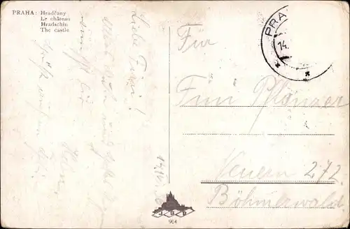 Ak Praha Prag Tschechien, Hradcany