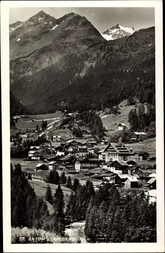 Ak Sankt Anton am Arlberg Tirol, Totalansicht