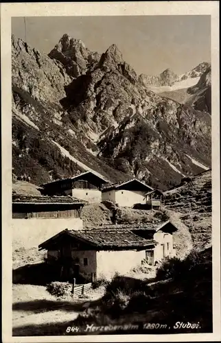 Ak Neustift im Stubaital Tirol, Herzebenalm