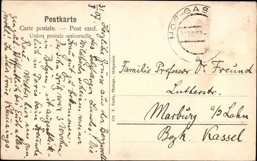 Ak Bad Hofgastein in Salzburg, Totalansicht