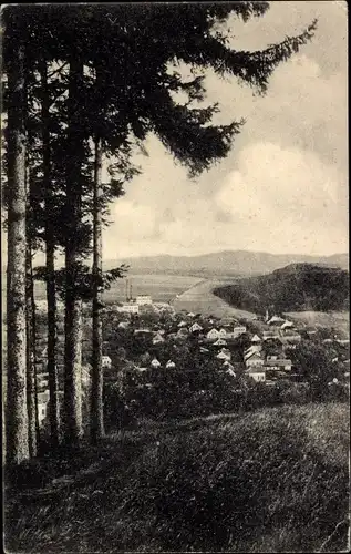 Ak Rovensko pod Troskami Rowensko bei Turnau Region Reichenberg, Totalansicht