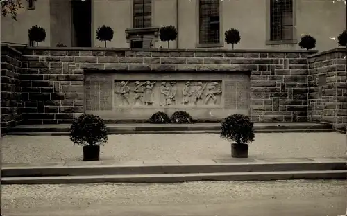 Foto Ak Bad Peterstal Griesbach im Schwarzwald Baden, Kriegerdenkmal