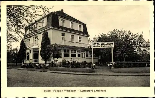 Ak Ehlscheid im Westerwald, Hotel Pension Waldheim