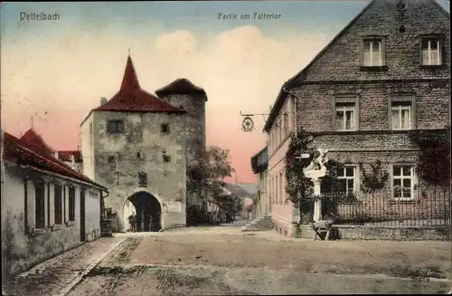 Ak Dettelbach am Main Unterfranken, Am Faltertor