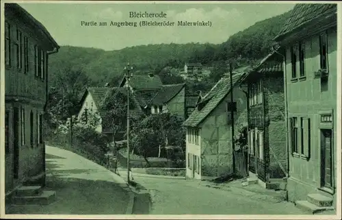 Ak Bleicherode am Harz, Am Angerberg, Bleicheröder Malerwinkel