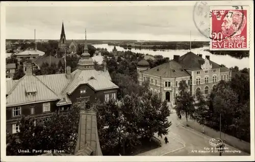 Ak Umea Schweden, Partie med älven