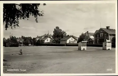 Ak Sandviken Schweden, Torget