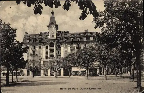 Ak Ouchy Lausanne Kanton Waadt, Hotel du Parc
