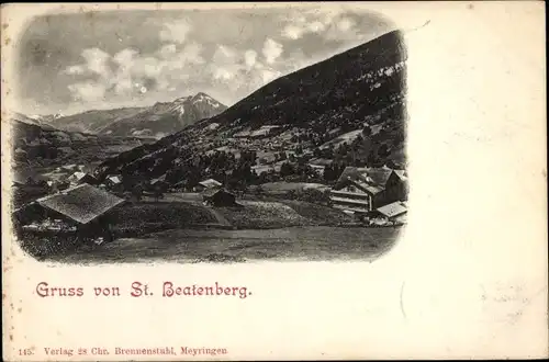 Ak Beatenberg Kanton Bern, Gesamtansicht