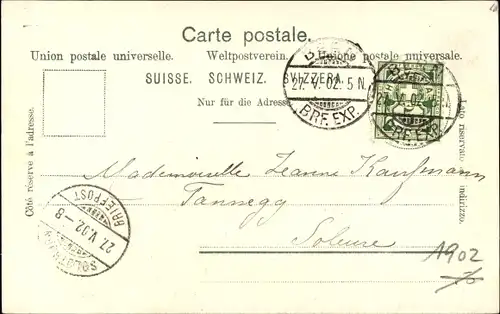 Ak Bern Stadt Schweiz, Parlamentsgebäude, Ständeraths Saal, Innenansicht