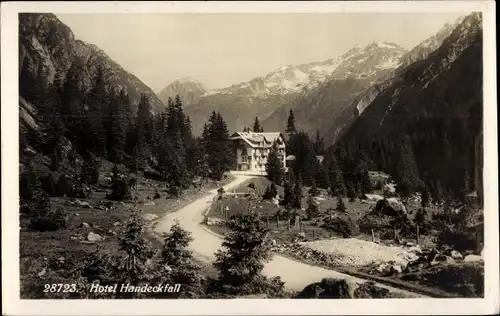 Ak Handeck Guttannen Kanton Bern, Hotel Handeckfall