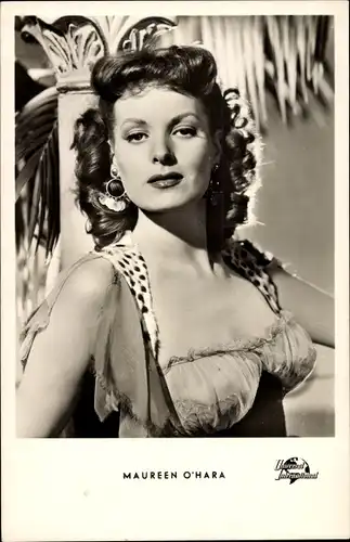 Ak Schauspielerin Maureen O'Hara, Portrait