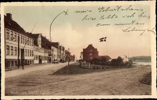 Ak Haderslev Hadersleben Dänemark, Skibbrogade