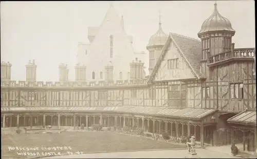 Ak The Cloisters Windsor South East, Teilansicht