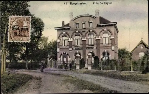 Ak Hoogstraten Hoogstraeten Flandern Antwerpen, Villa De Ruyter