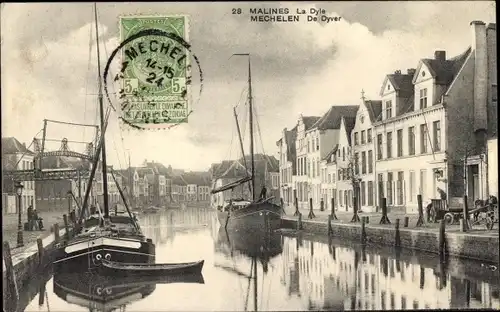 Ak Mechelen Mecheln Malines Flandern Antwerpen, De Dyver