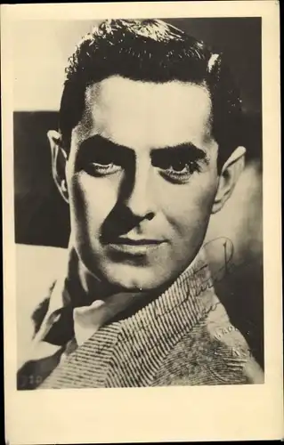 Ak Schauspieler Tyrone Power, Portrait